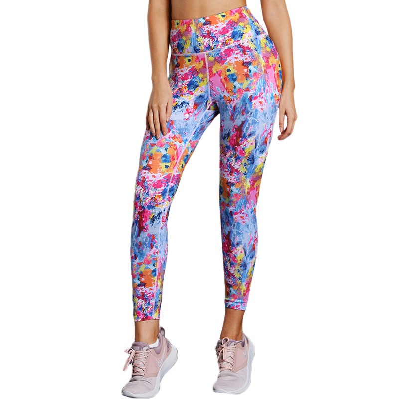 Colorful Tie Dye Print Skintight Yoga Pants